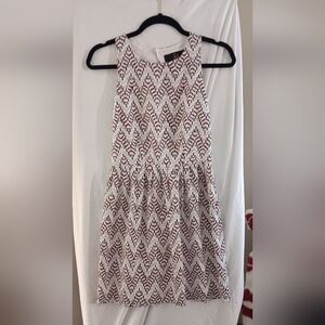 Chic Chevron Sleeveless Dress
